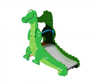 Горка детская "Крокодил" из влагостойкой фанеры